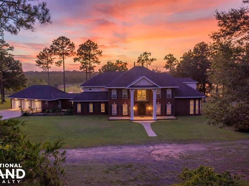 Wilmer Lakefront Home & Farm : Wilmer : Mobile County : Alabama