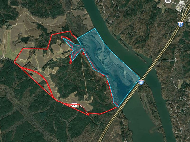 Riverside 886 Acre Lake Gaston : Boydton : Mecklenburg County : Virginia