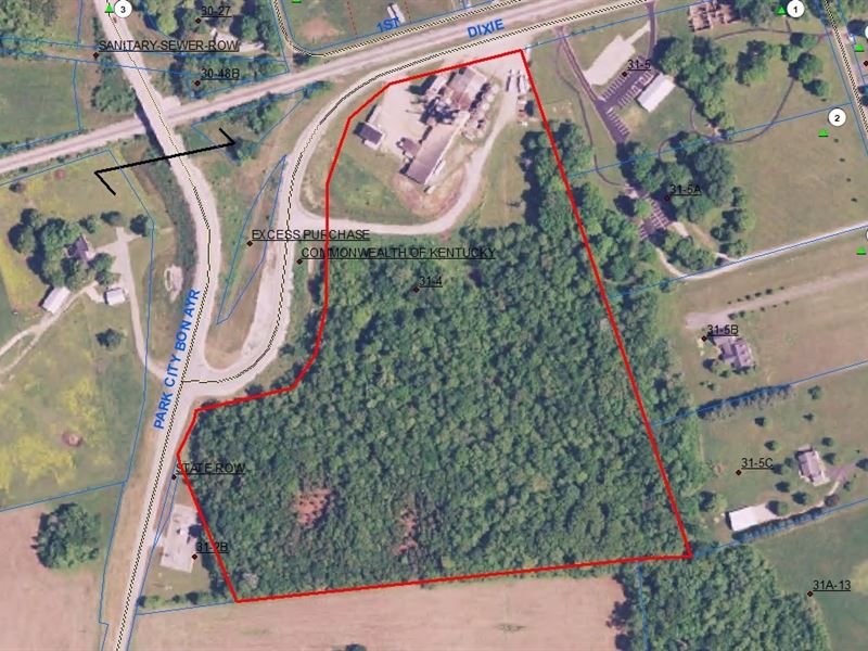 Park City Feed Mill 21.9 Ac 2 : Park City : Barren County : Kentucky