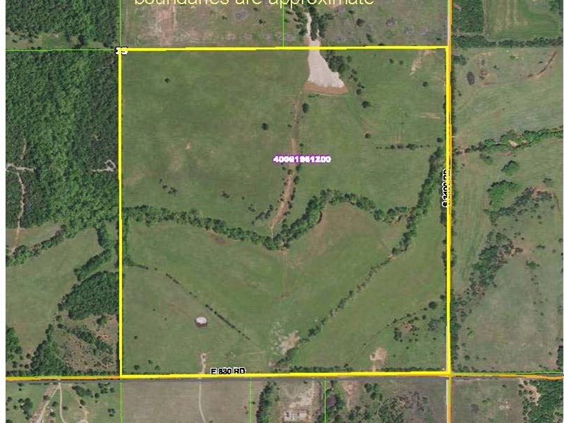 Tract 3 160 Acres Real Estate : Chandler : Lincoln County : Oklahoma
