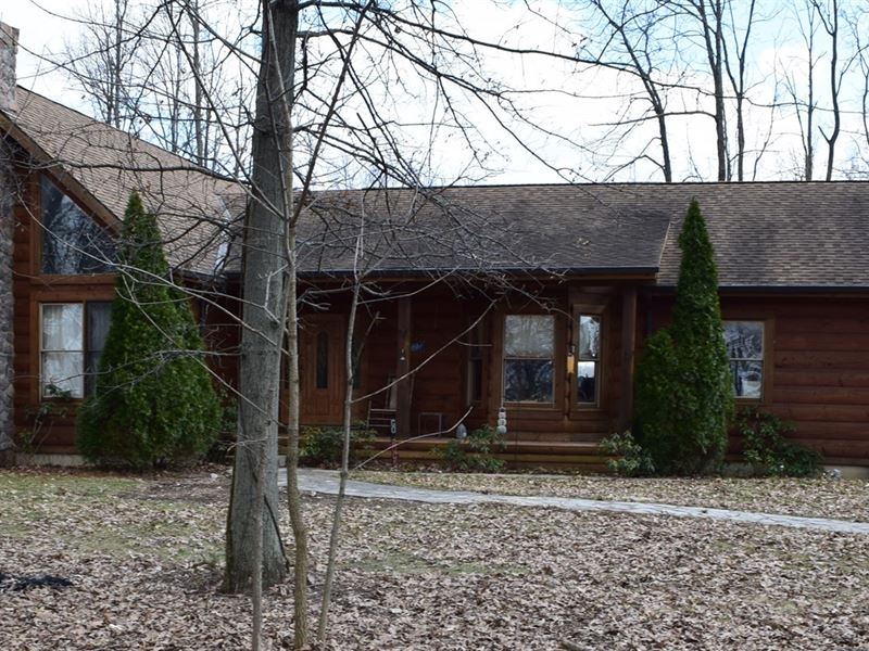 Secord Log Home/Wooded Acreage, Land Auction in Ohio, 192427 AUCTIONFLIP