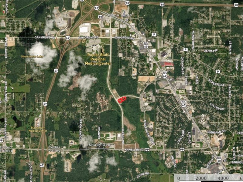 2.25 Acres Prime Commercial : Poplar Bluff : Butler County : Missouri