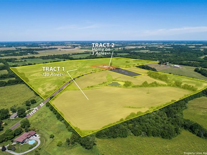 120-Acre Row Crop Farm : Lawson : Ray County : Missouri