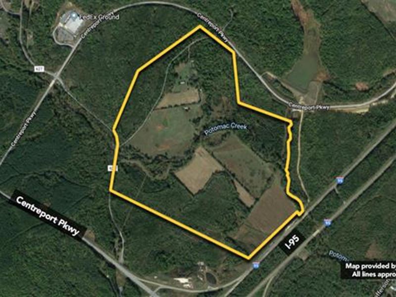 231 Acres of Land in Frederic : Fredericksburg : Fredericksburg City County : Virginia