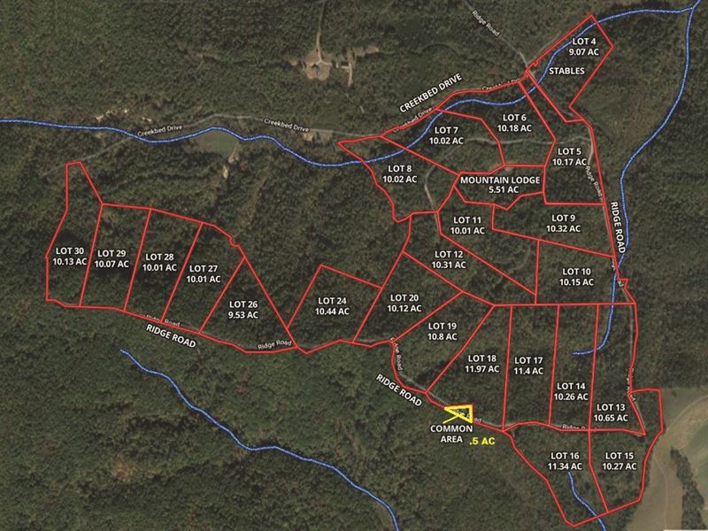 24 Mountain Building Lots : Ferguson : Wilkes County : North Carolina