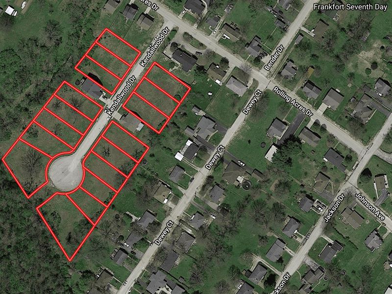 Residential Development Land : Frankfort : Franklin County : Kentucky