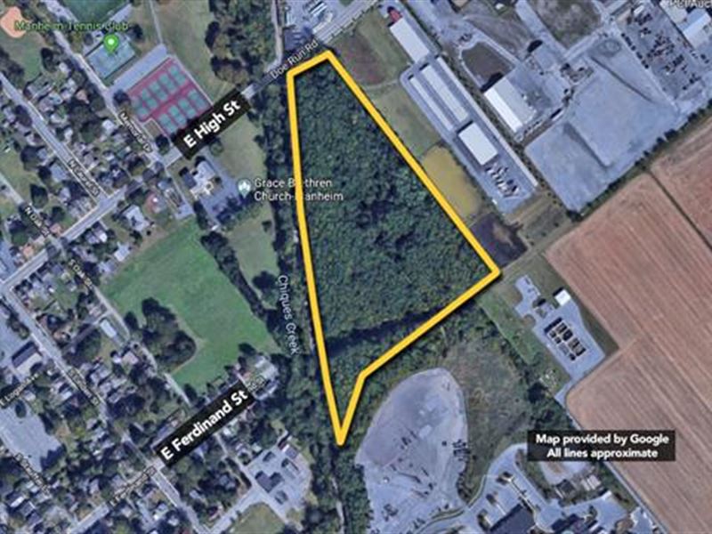 Sells Without Reserve To Mak, Land Auction in Pennsylvania, 205940