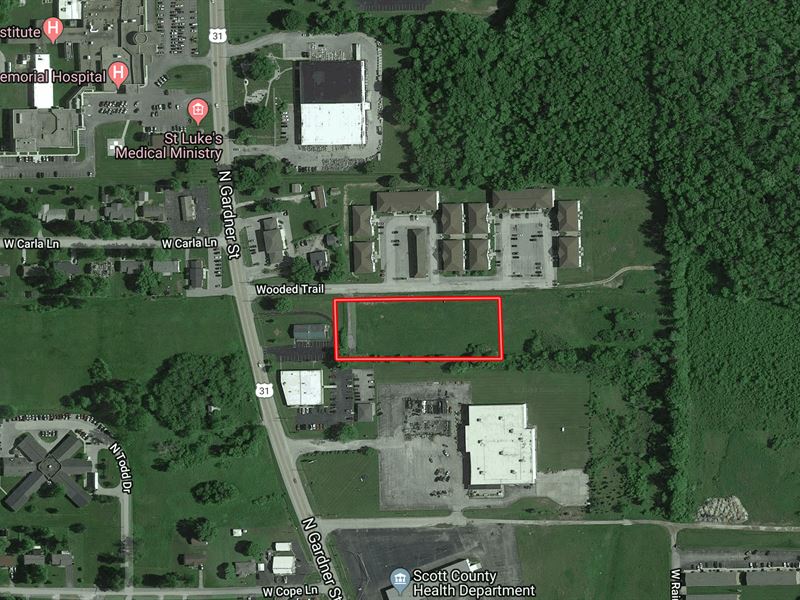 2+/- Acre Res, Dev, Land : Scottsburg : Scott County : Indiana