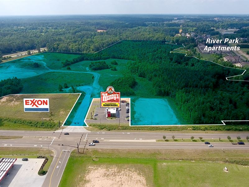 57 Acres Fully Ent Retail, Op Zone : McComb : Pike County : Mississippi