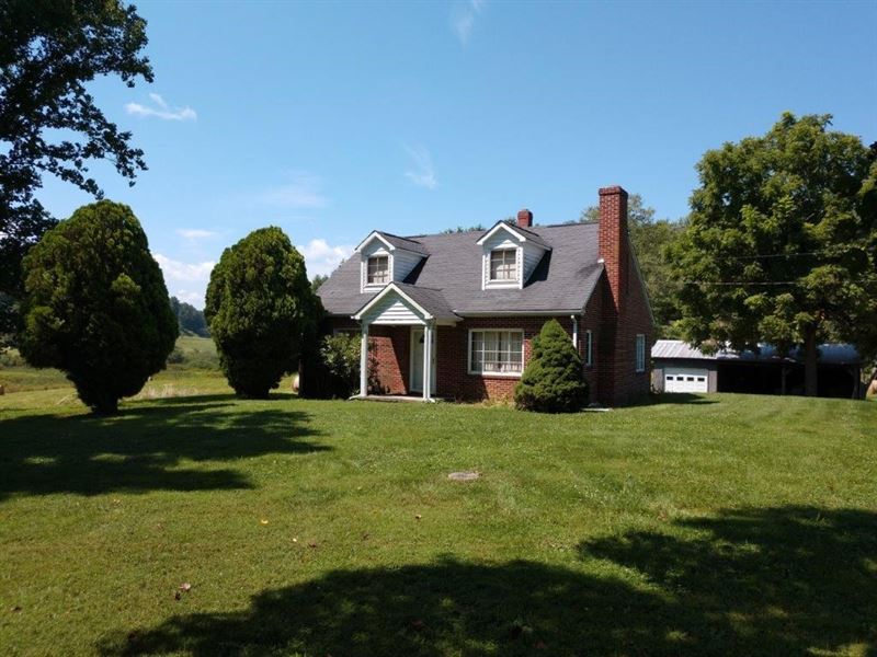 Brick Home & Acreage Auction Floyd : Floyd : Floyd County : Virginia