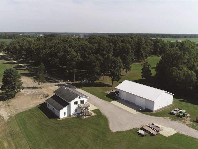 Major Land Auction in Indiana : Spencerville : De Kalb County : Indiana