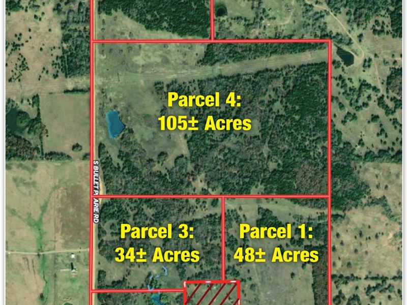 Muli-Parcel Land Auction : Tishomingo : Johnston County : Oklahoma