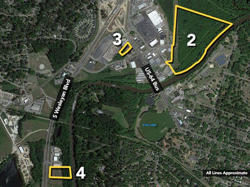 Tract 2, 37.23Ac in Downtown : Rocky Mount : Nash County : North Carolina
