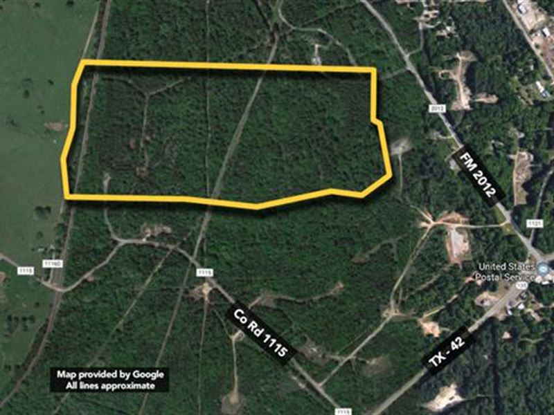Sells Without Reserve Land App : Kilgore : Rusk County : Texas