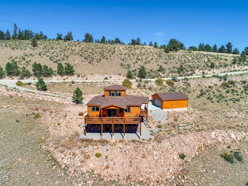 Log-Style Cabin & Hunting/Fishing : Fairplay : Park County : Colorado