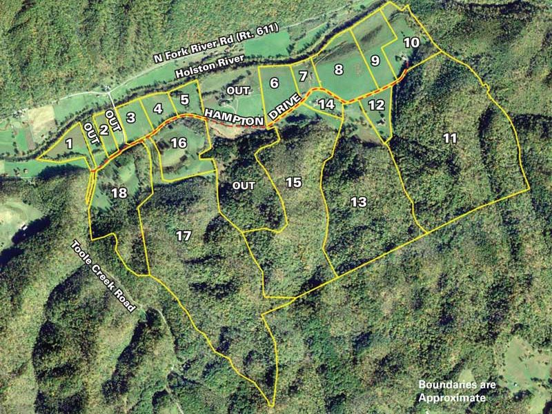624 Acres On Holston River : Bristol : Bristol County : Virginia