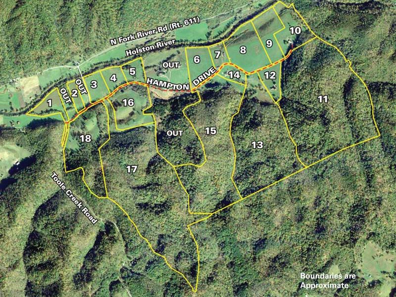 624 Acres On Holston River : Bristol : Bristol County : Virginia