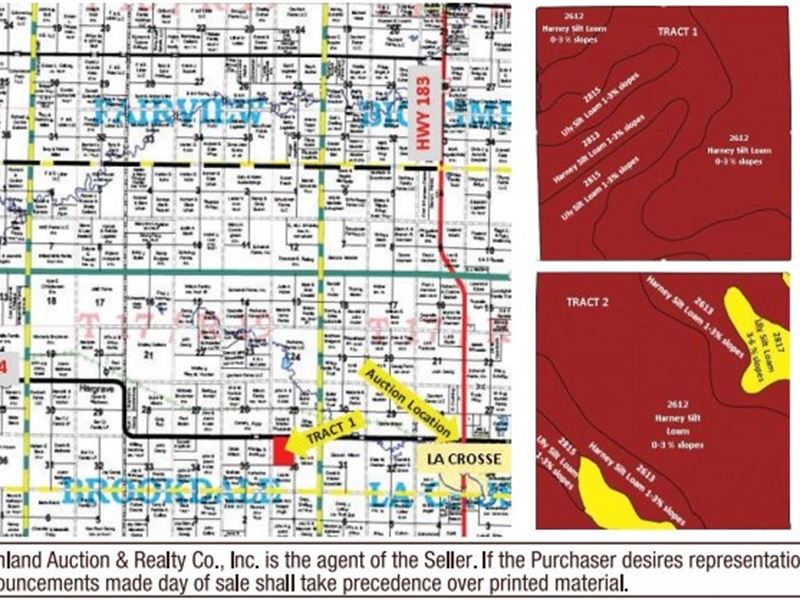 320A, 2 Tracts, Rush County : Lacrosse : Rush County : Kansas
