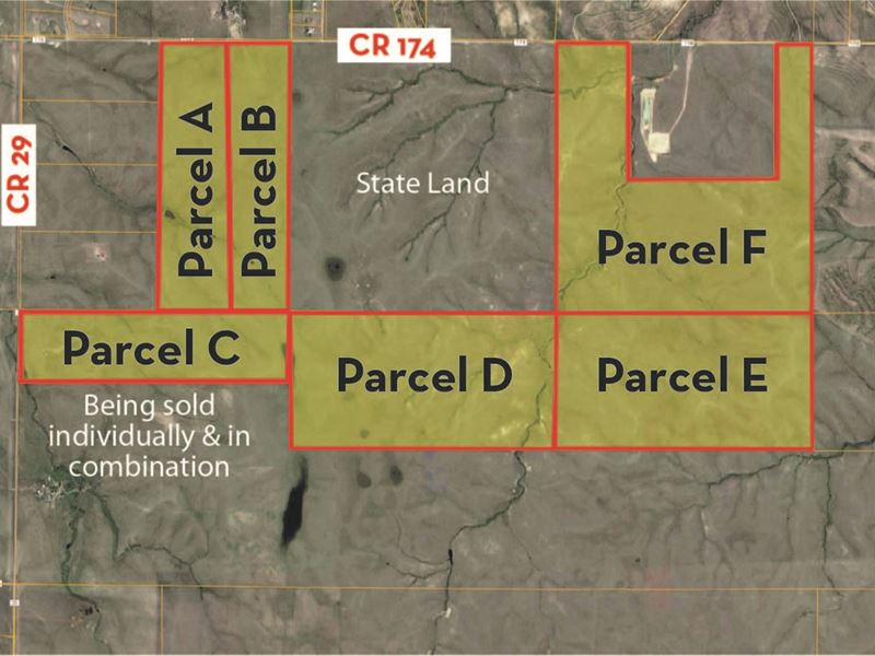 1464 Acres Plus Aquifer Water : Elizabeth : Elbert County : Colorado