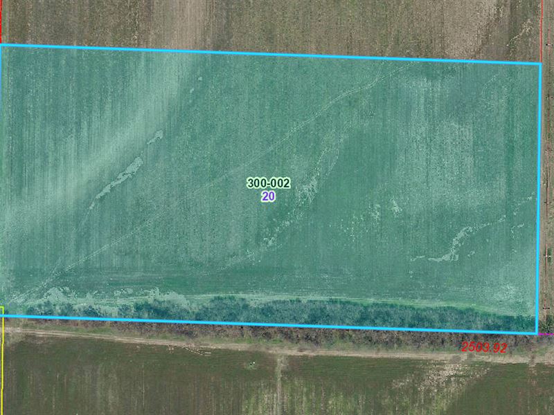 20 Acres Farm Ground at Auction : Hutsonville : Crawford County : Illinois