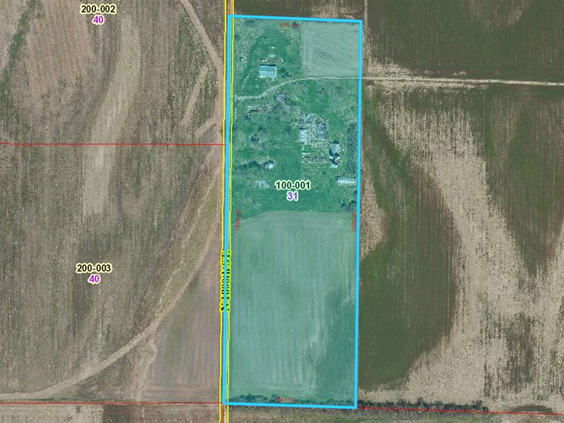 31 Acres Farm Ground at Auction : Palestine : Crawford County : Illinois