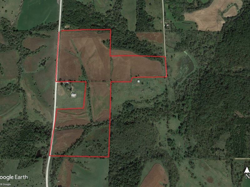 Lucas County 100 Acre Tillable : Chariton : Lucas County : Iowa