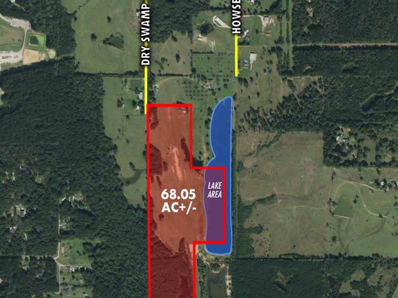 68.05+/- Acres of Pasture & Timber : Laurel : Jones County : Mississippi