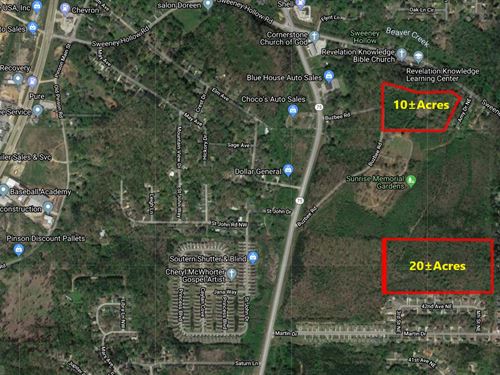 Absolute Auction, 2 Wooded Tracts : Pinson : Jefferson County : Alabama
