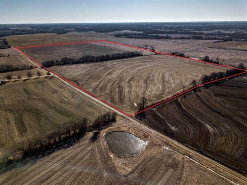 Highly Tillable Row Crop Farm Land : Blackburn : Saline County : Missouri
