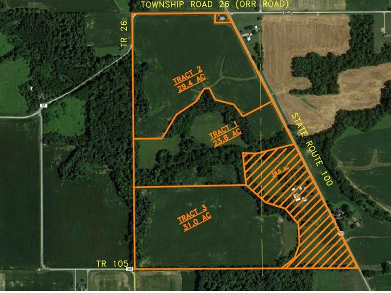 Zender Trust Farmland Auction, July : Sycamore : Crawford County : Ohio
