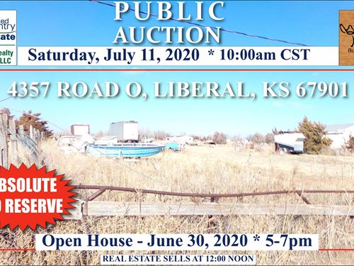 Public Auction, Absolute, No : Liberal : Seward County : Kansas