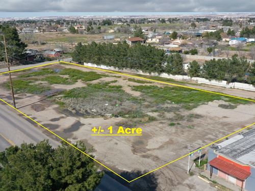 Absolute Auction, 1 AC El Paso Msa : El Paso : Texas