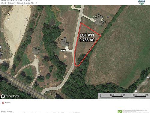 Auction Res Lot 11 Magnolia Manor : Center : Shelby County : Texas