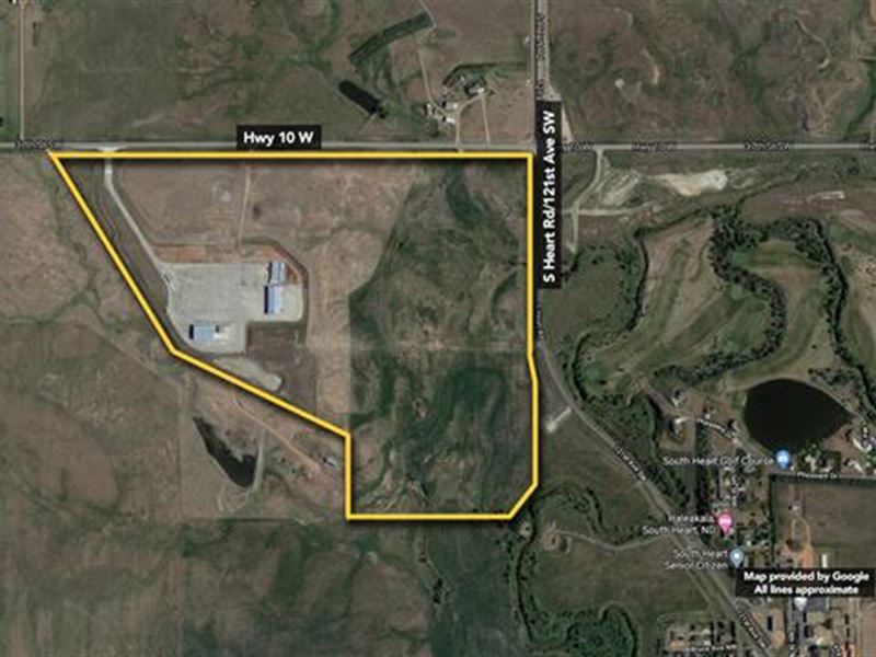 Industrial Property Containing : South Heart : Stark County : North Dakota