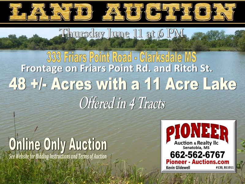 2 Acres with Lots of Road Frontage : Clarksdale : Coahoma County : Mississippi