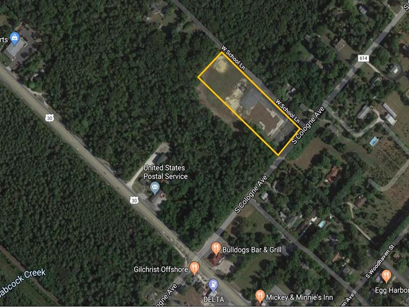 2.98+/- Acre Development Site : Egg Harbor City : Atlantic County : New Jersey