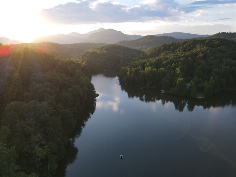 Big Mirror Lake Waterfront Lot : Lake Lure : Rutherford County : North Carolina