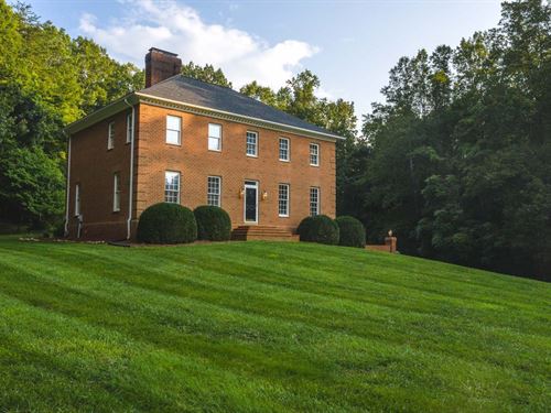 Lovely Brick Colonial Home : Germanton : Stokes County : North Carolina