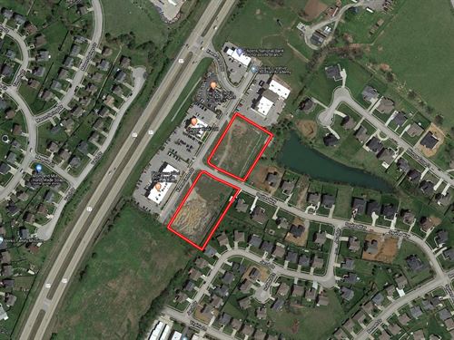 2 Prime Commercial Building Sites : Nicholasville : Jessamine County : Kentucky