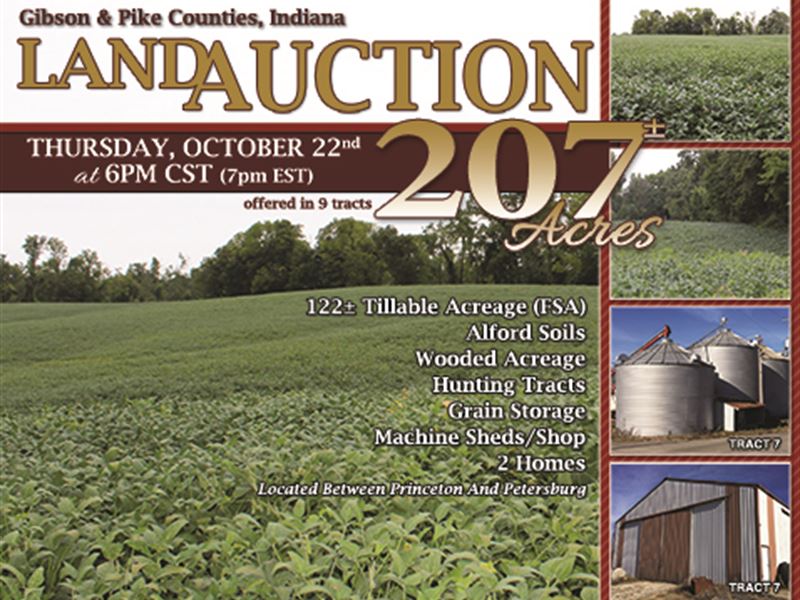 Land Auction in Indiana : Princeton : Gibson County : Indiana