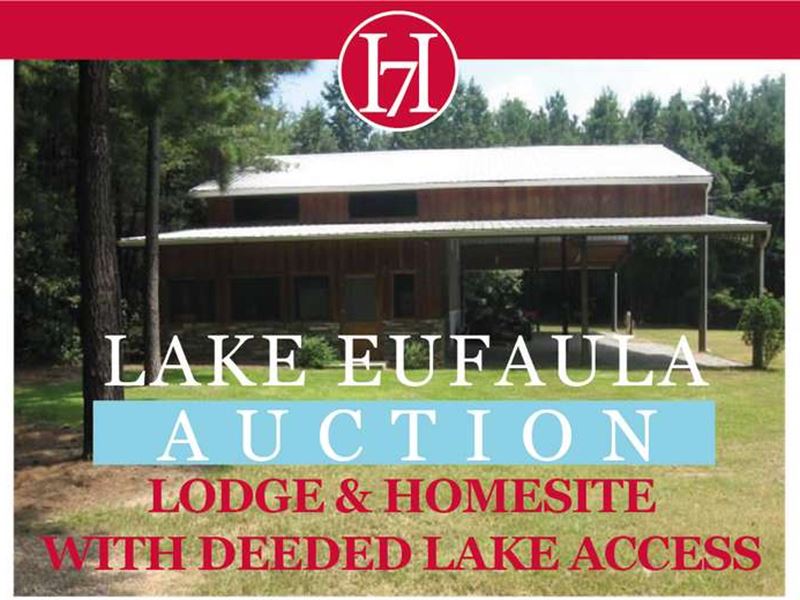 Lodge & Lot with Deeded Lake Access : Fort Gaines : Clay County : Georgia