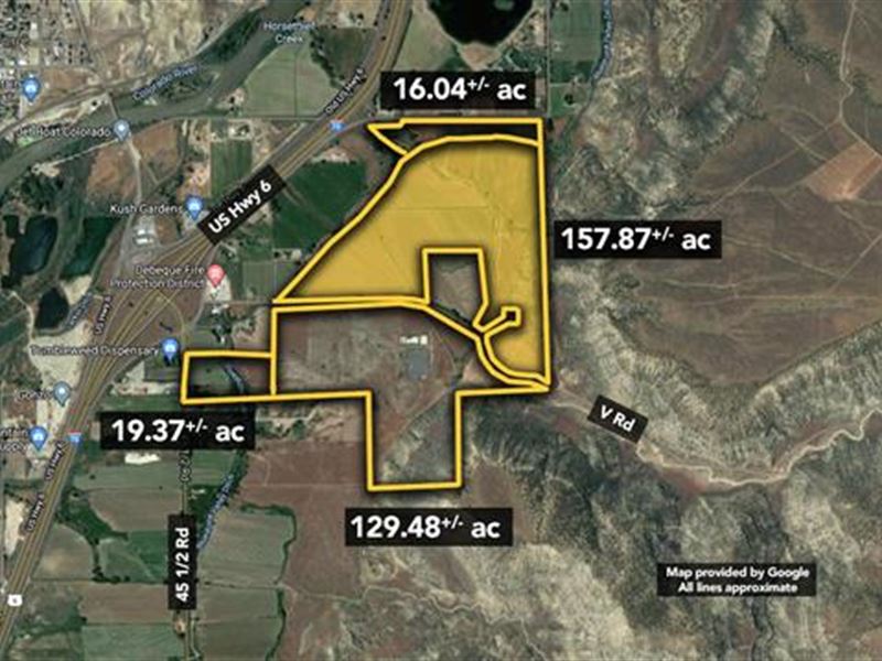 157.87 Ac in DE Beque, CO : De Beque : Mesa County : Colorado