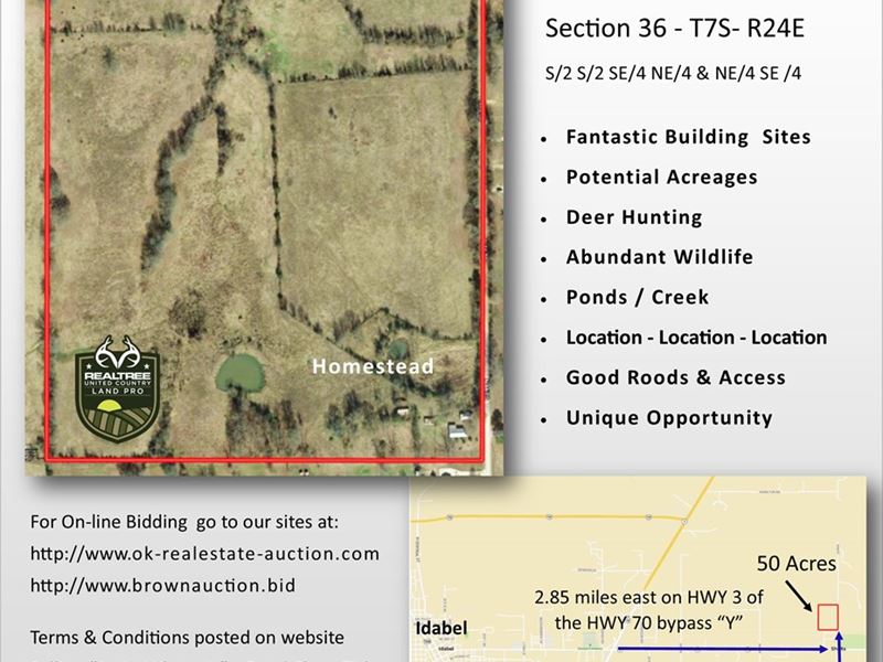 Oklahoma Land, McCurtain County : Idabel : McCurtain County : Oklahoma