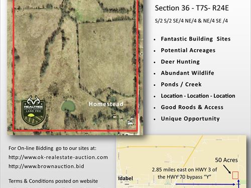 Oklahoma Land, McCurtain County : Idabel : McCurtain County : Oklahoma