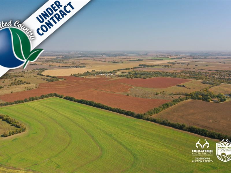 Tract 3, West & South Farmland : Chapman : Dickinson County : Kansas