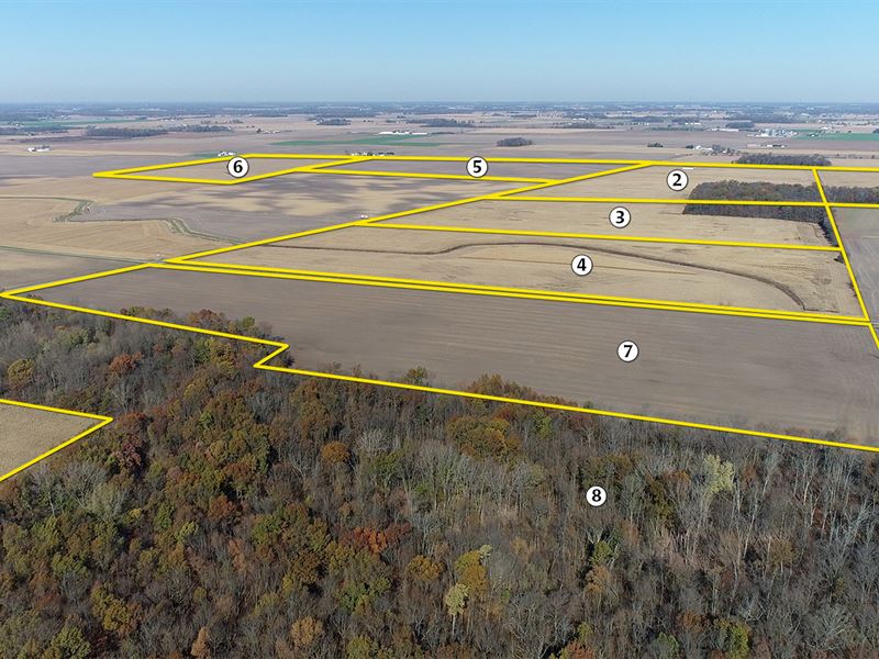 Important Ohio Land Auction : Marion : Crawford County : Ohio