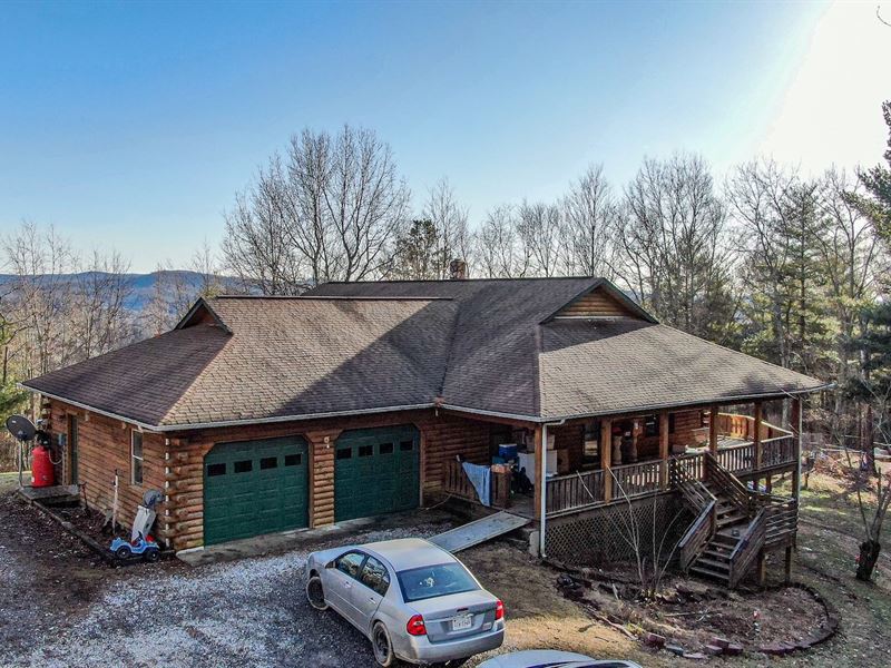 Log Home for Sale in Riner VA : Riner : Montgomery County : Virginia