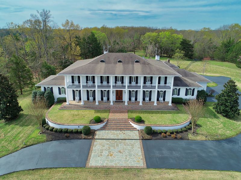 Stunning Estate on 6.5 Acres : Tupelo : Lee County : Mississippi