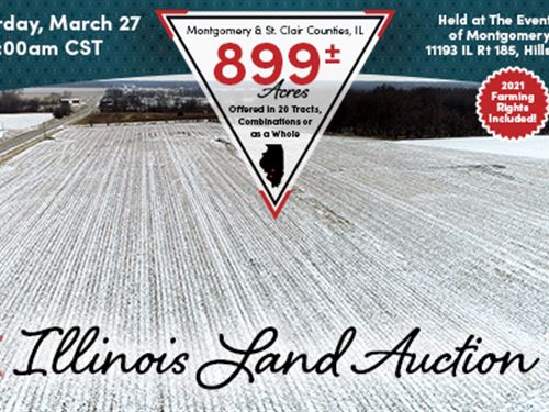 Illinois Land Auction : Coffeen : Montgomery County : Illinois