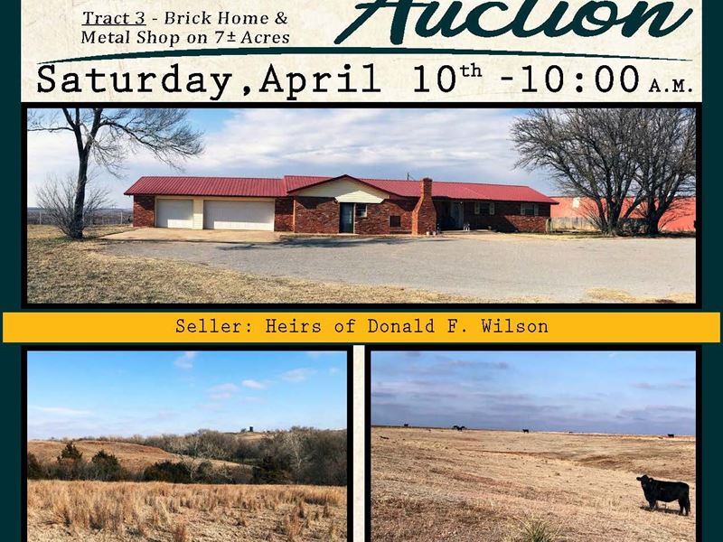 Home on Land and Farm : Hammon : Roger Mills County : Oklahoma